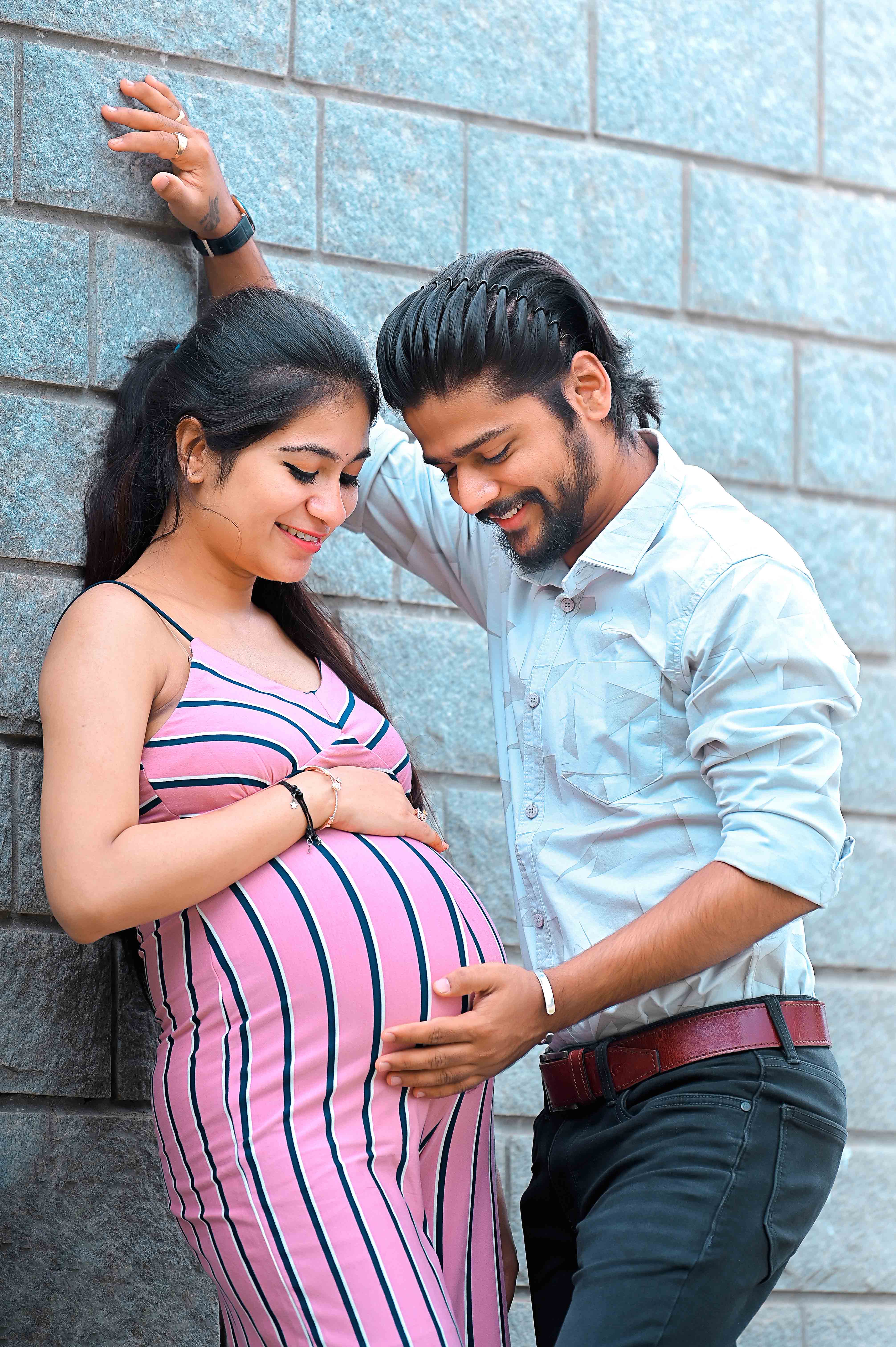 Beautiful maternity portrait of expecting mother.