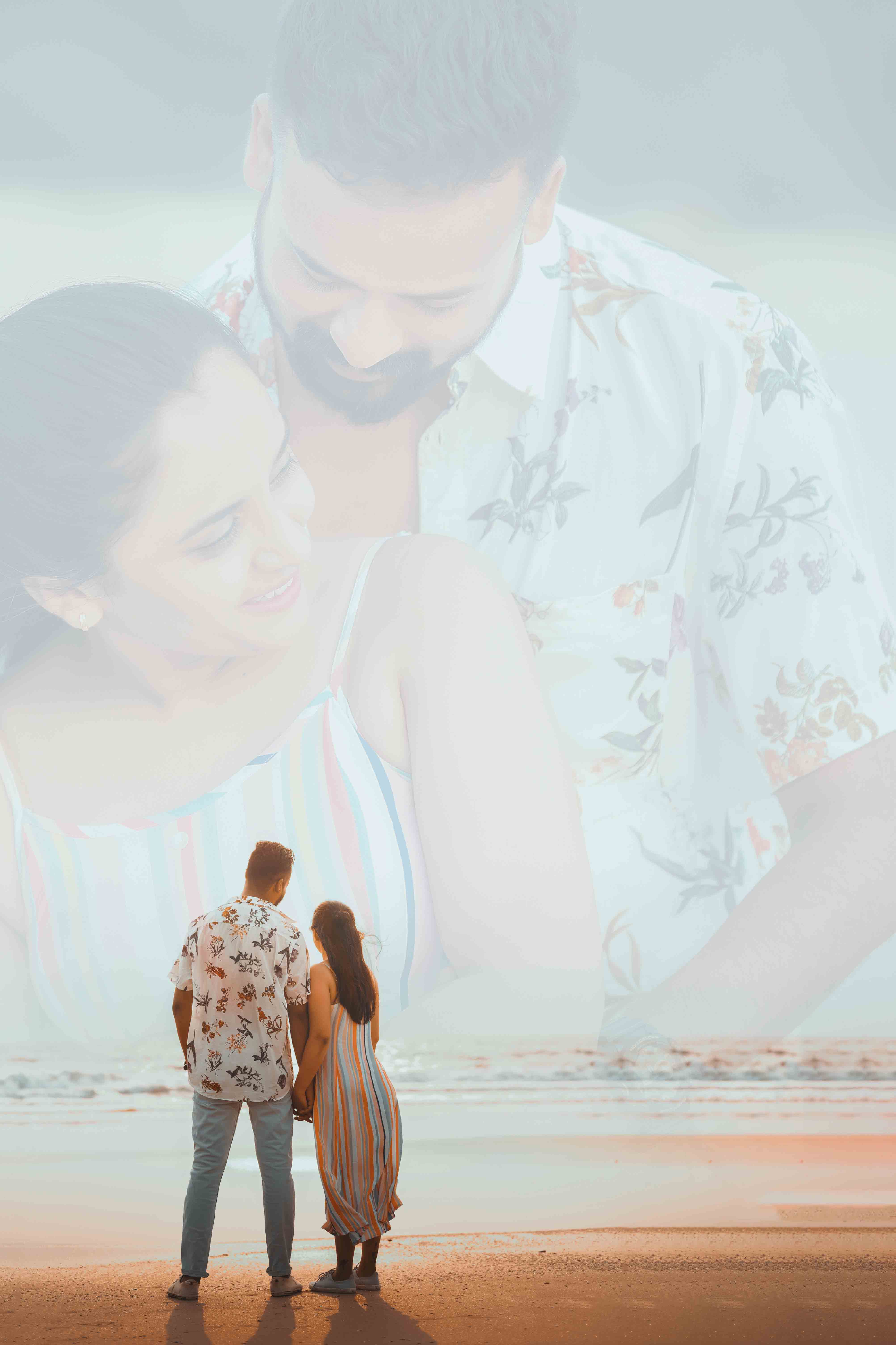 Pre-wedding shoot capturing love and joy